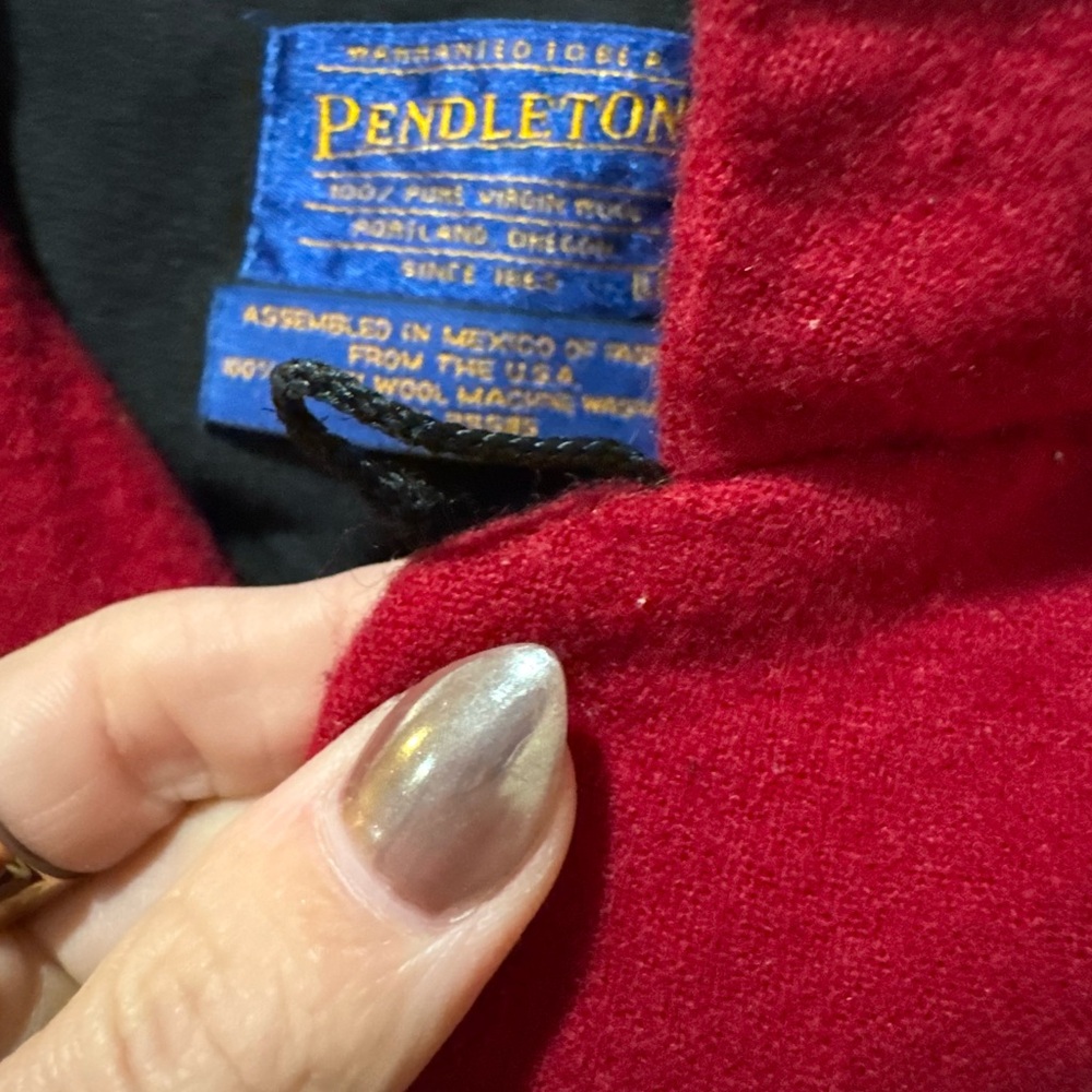Pendleton Red Wool Shirt - image 3